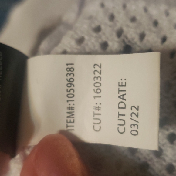 Torrid white star print open stitch top size 1 - Picture 5 of 6